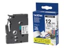 Brother TZe-231 Laminated Labelling Tape 12mm x 8m - Black on White thumbnail 1