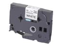 Brother TZe-231 Laminated Labelling Tape 12mm x 8m - Black on White thumbnail 2