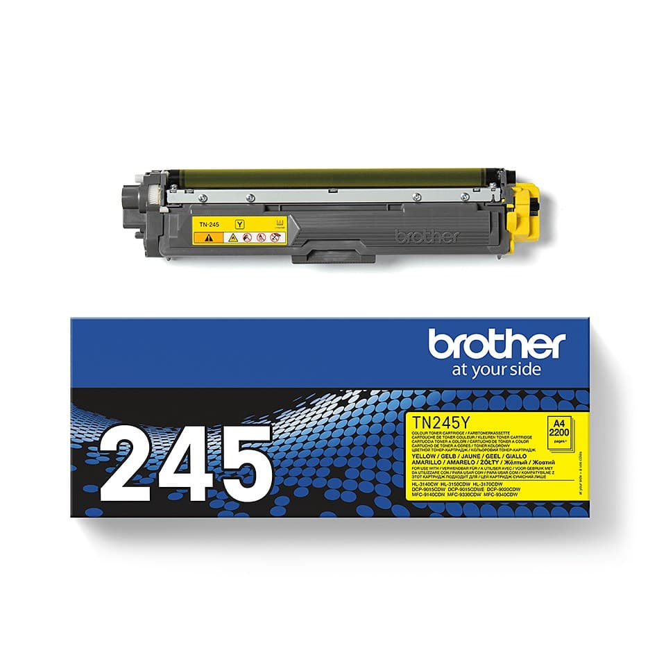 Brother TN-245 Original High Yield Toner Cartridge 2,200 Pages - Yellow - Image 3