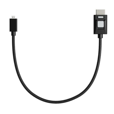 Atomos 4K60 HDR Locking Full HDMI to Micro-HDMI Cable, 30cm (11.8-Inch) - Black - Image 1