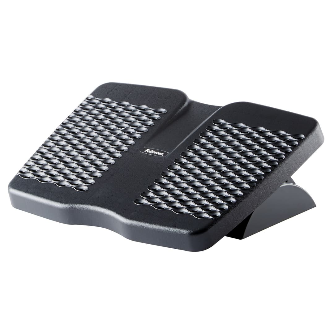 Fellowes Refresh Foot Rest with Massage Surface - Black (8066001) - Image 1