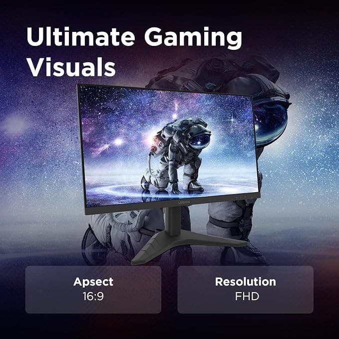 Lenovo Legion R24s 23.8 Inch Full HD 144Hz IPS Gaming Monitor Raven Black - Image 4
