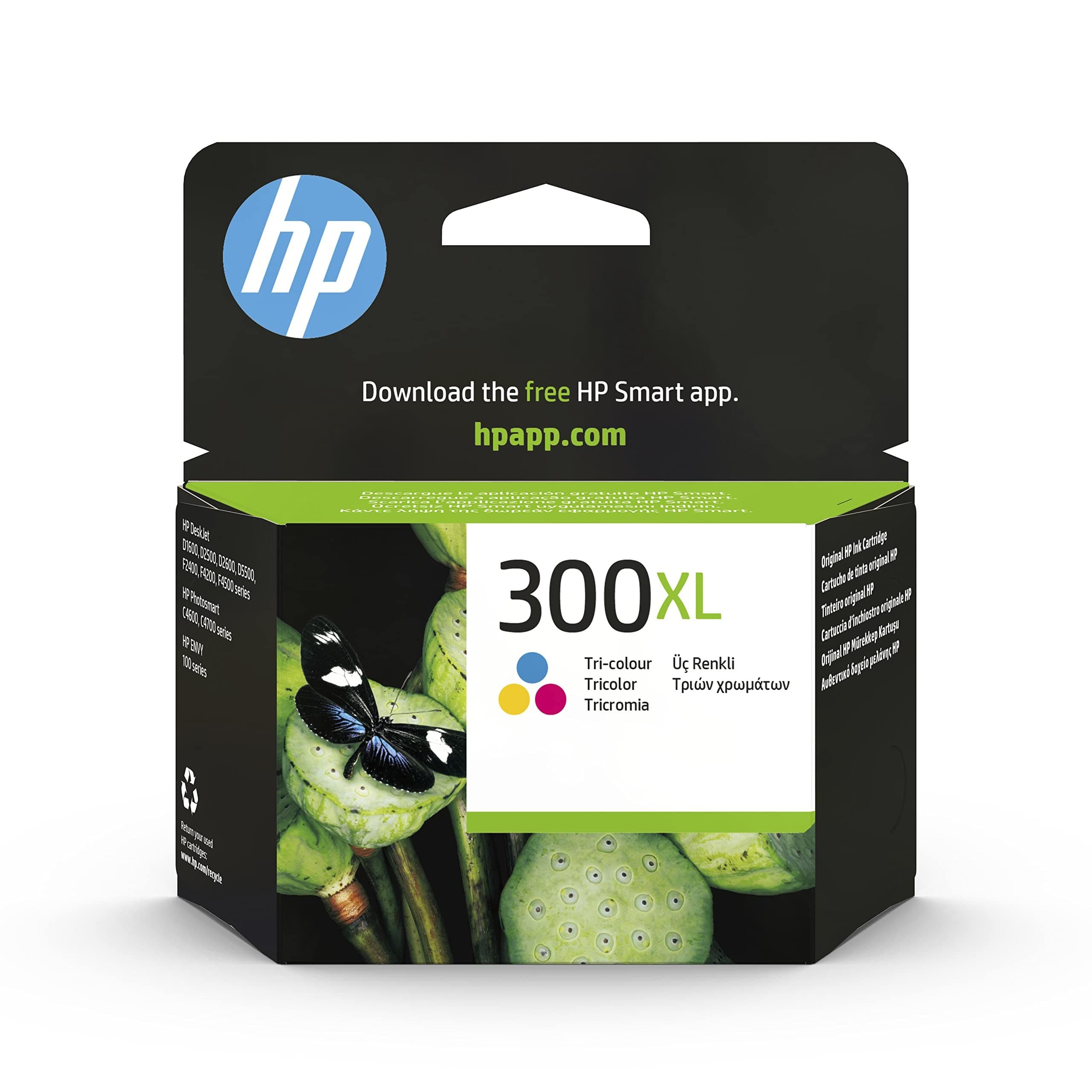 HP CC644EE 300XL High Yield Original Ink Cartridge - Tri-Colour