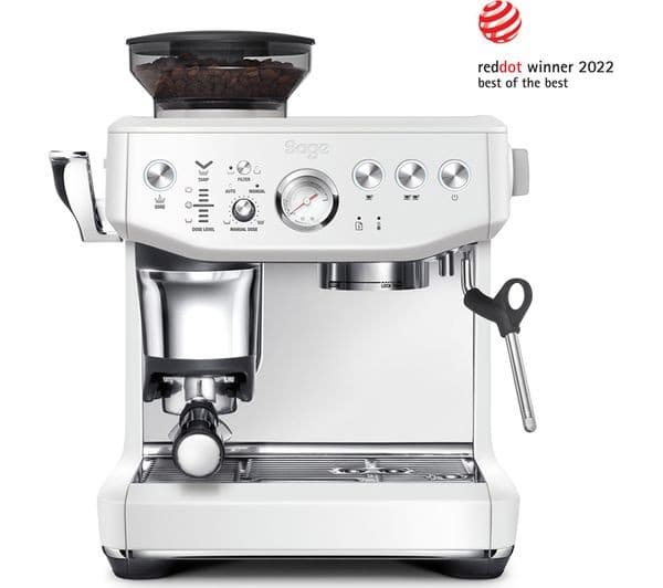 Sage the Barista Express Impress SES876 Bean to Cup Coffee Machine - Sea Salt - Image 2
