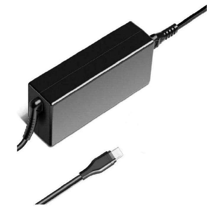 CoreParts 65W USB-C PD Laptop Power Adapter, Dell 2YK0F Compatible, with C5 Schuko Power Cord - Image 1
