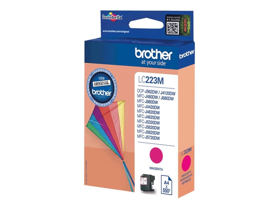 Brother LC-223 Original Ink Cartridge 550 Pages - Magenta - Image 1