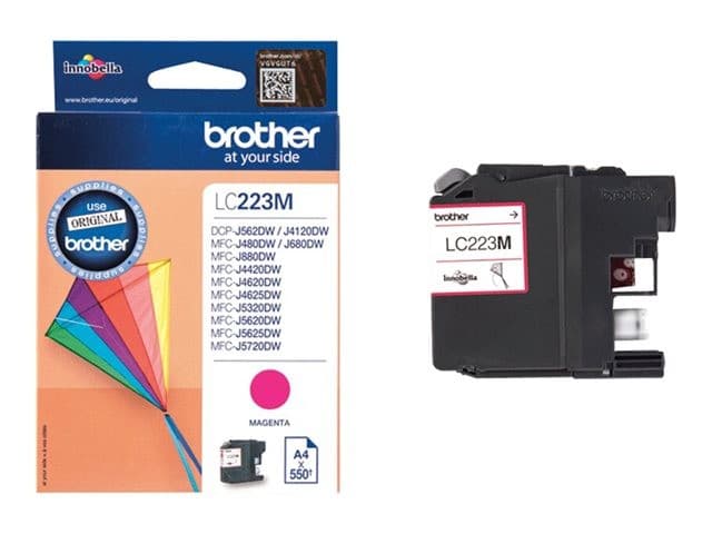 Brother LC-223 Original Ink Cartridge 550 Pages - Magenta - Image 3