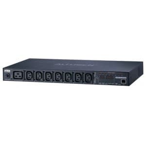 ATEN 1U 16A 8 Outlet Switched Bank Metered PDU + Free Eco PDU Manager Software