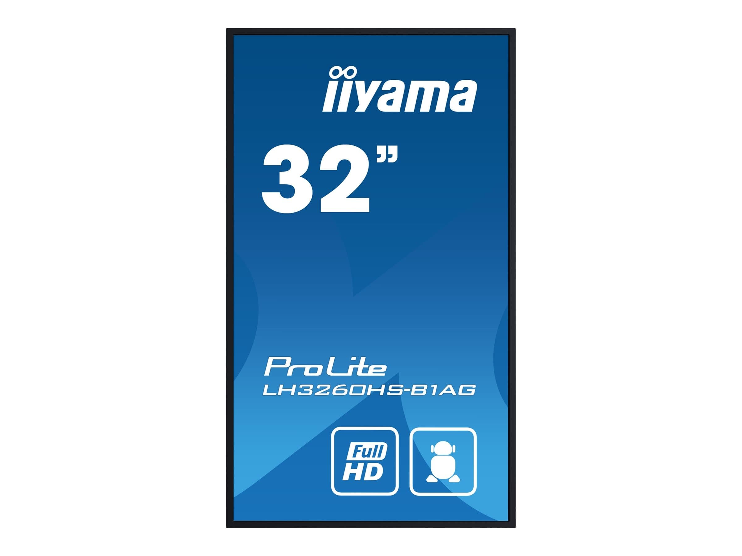iiyama ProLite LH3260HS-B1AG 32" Class (31.5" viewable) LED-backlit LCD display - Full HD - for digital signage