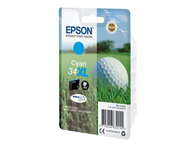 Epson 34XL - XL - cyan - original - ink cartridge - Image 3