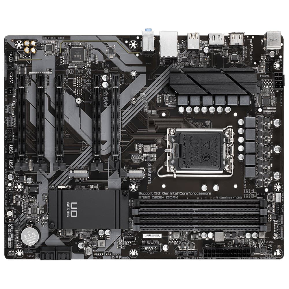 Gigabyte B760 DS3H DDR4 motherboard Intel B760 Express LGA 1700 ATX - Image 4