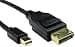 Pro Signal PSG91722 8K Mini DisplayPort to DisplayPort 1.4 Male to Male Lead, 0.5m Black - Image 3