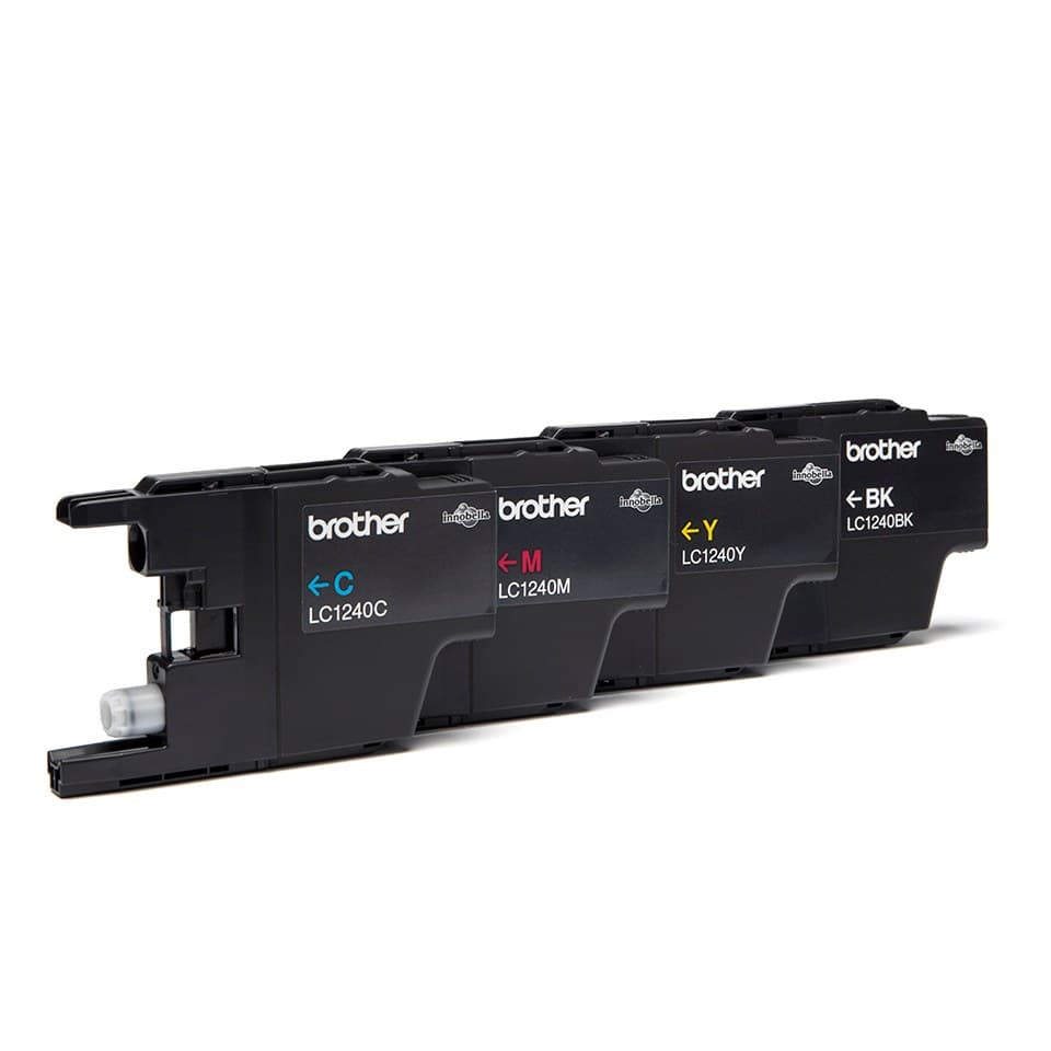 Brother LC1240 Value Pack Ink Cartridges - Black, Cyan, Magenta & Yellow - Image 2