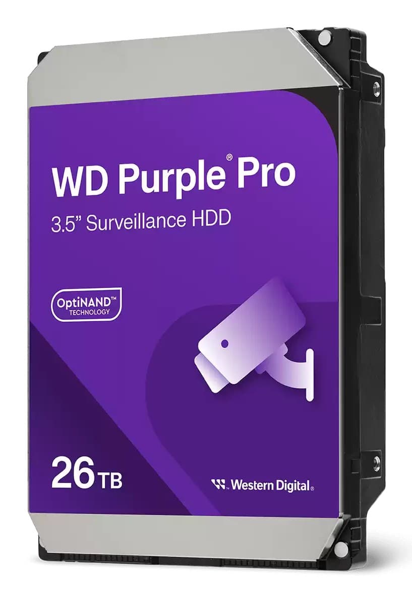 WD Purple Pro 3.5-inch SATA III 7200RPM Surveillance Hard Drive 26TB - Image 1