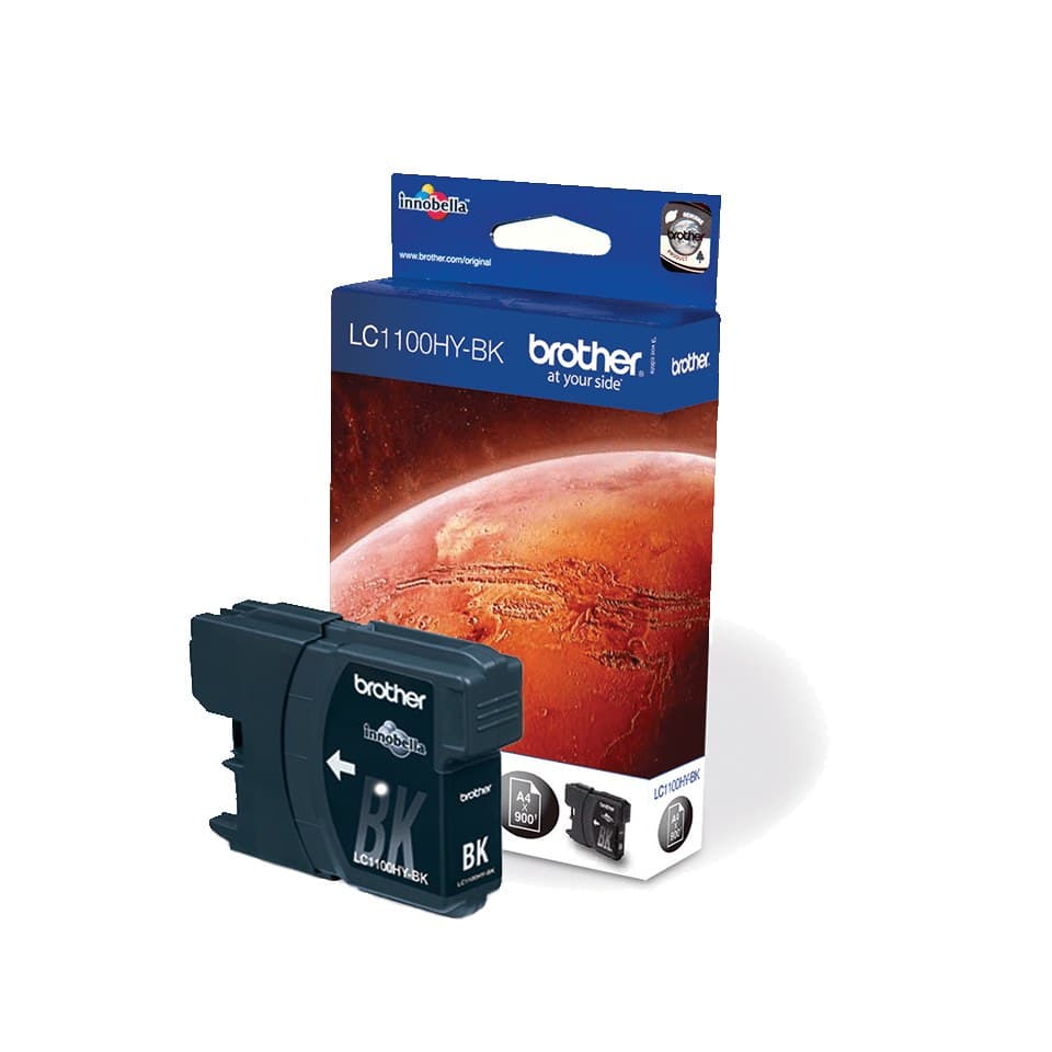 Brother LC1100HYBK High Yield Original Ink Cartridge - Black - Image 1