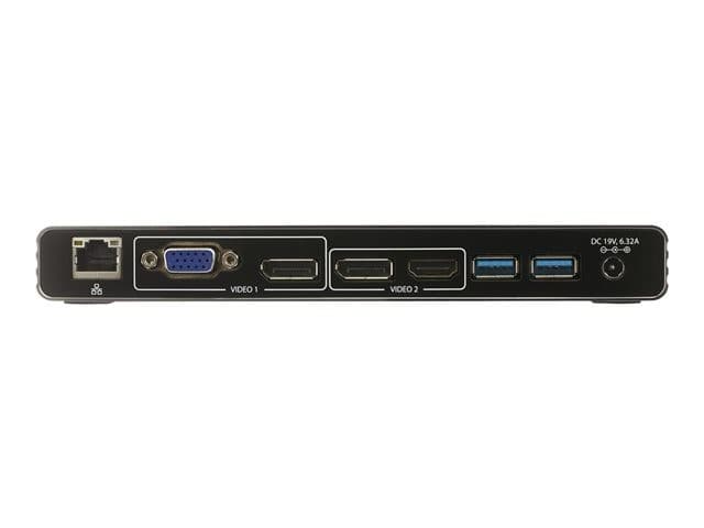 StarTech.com TB3DK2DHVUE Thunderbolt 3 Dual 4K 60Hz Docking Station with 85W Power Delivery - Grey - Image 3