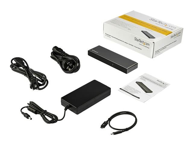 StarTech.com TB3DK2DHVUE Thunderbolt 3 Dual 4K 60Hz Docking Station with 85W Power Delivery - Grey - Image 5