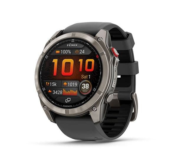 Garmin fēnix 8 Pro AMOLED Sapphire 51mm Smartwatch - Titanium - Image 1