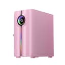 1st Player IS3-BK ARGB Tempered Glass Mid Tower Gaming Case - Pink thumbnail 6