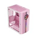 1st Player IS3-BK ARGB Tempered Glass Mid Tower Gaming Case - Pink thumbnail 8