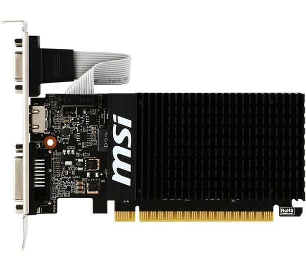 MSI GeForce GT 710 2GD3H LP 2GB DDR3 Low Profile Graphics Card - Image 2