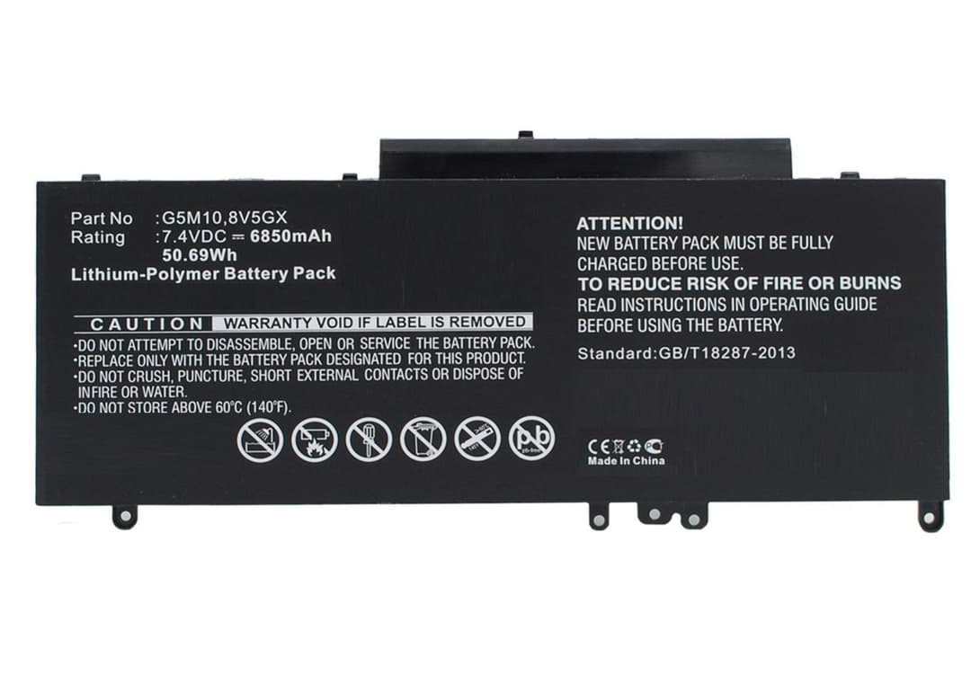 CoreParts MBXDE-BA0067 Replacement Battery for Dell Latitude 3150 / 3160 / E5250 / E5450 / E5270 / E5550, 7.4V 5800mAh Li-Pol, 43Wh - Image 1