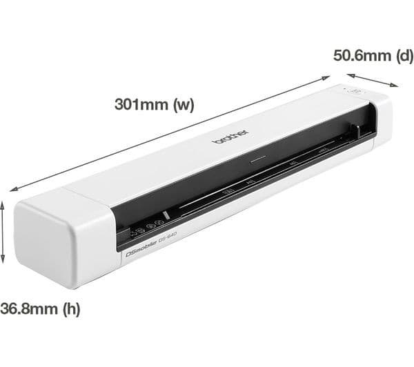 Brother DSmobile DS-640 Portable Document Scanner - USB 3.0 - Image 2
