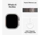 Apple Watch Ultra 3 GPS + Cellular 49mm Natural Titanium Case with Natural Titanium Milanese Loop - Medium thumbnail 9
