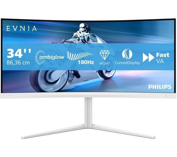 Philips Evnia M2C5501 34" Curved 1440p 180Hz Gaming Monitor - Image 1