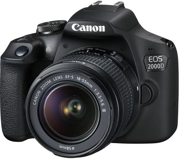Canon EOS 2000D DSLR Camera - EF-S 18-55mm III + EF 75-300mm III Twin Lens Kit - Image 9