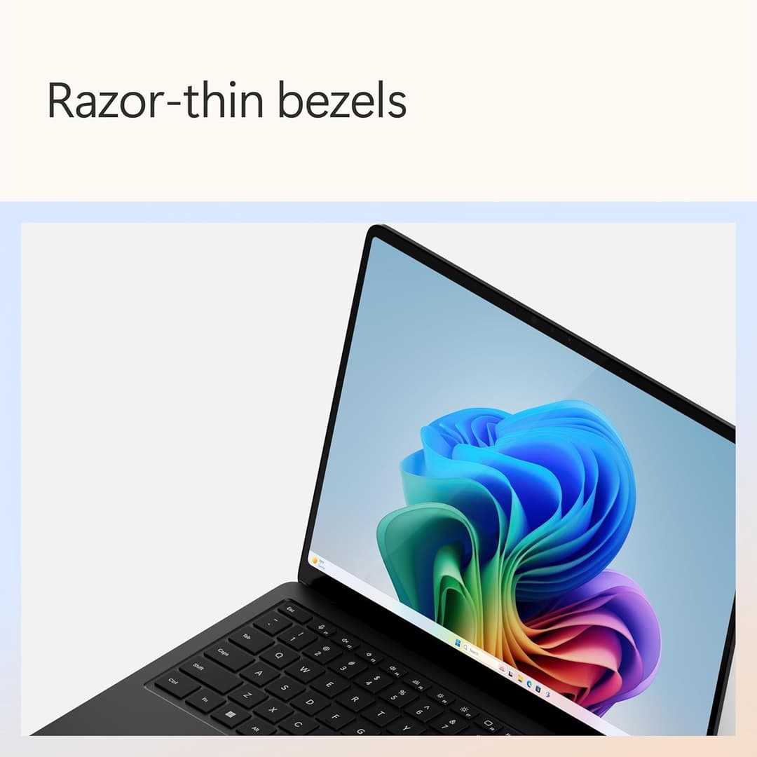 Microsoft Surface Laptop 7th Edition 13.8" Copilot+ PC Snapdragon X Elite 16GB 512GB - Black (ZGP-00040) - Image 2
