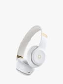 Beats Solo 4 Wireless Bluetooth On-Ear Headphones - White thumbnail 1