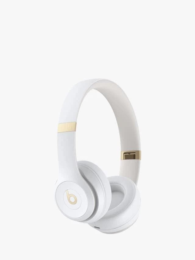 Beats Solo 4 Wireless Bluetooth On-Ear Headphones - White - Image 4