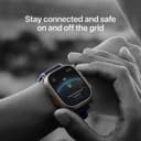 Apple Watch Ultra 3 GPS + Cellular 49mm Natural Titanium Case with Anchor Blue Ocean Band - Large thumbnail 4