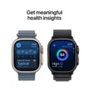Apple Watch Ultra 3 GPS + Cellular 49mm Natural Titanium Case with Anchor Blue Ocean Band - Large thumbnail 8