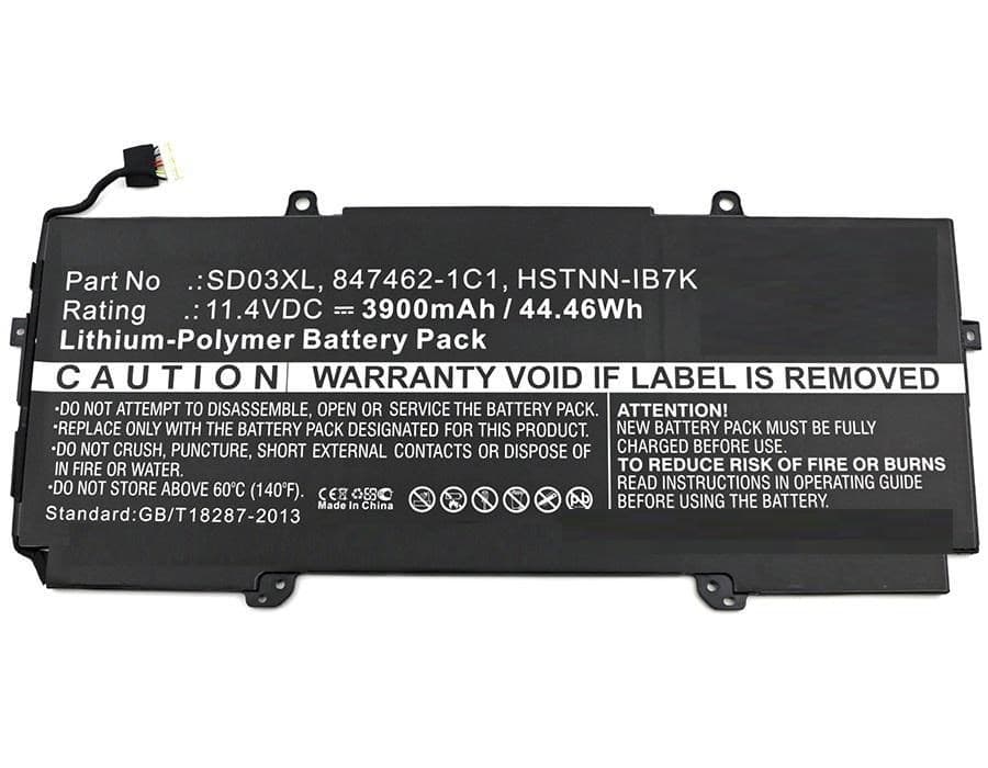 Laptop Battery for HP Chromebook 13 G1 - 44.46Wh 11.4V 3900mAh - Image 1