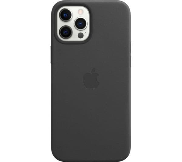 Apple iPhone 12 Pro Max Leather Case with MagSafe - Black - Image 1