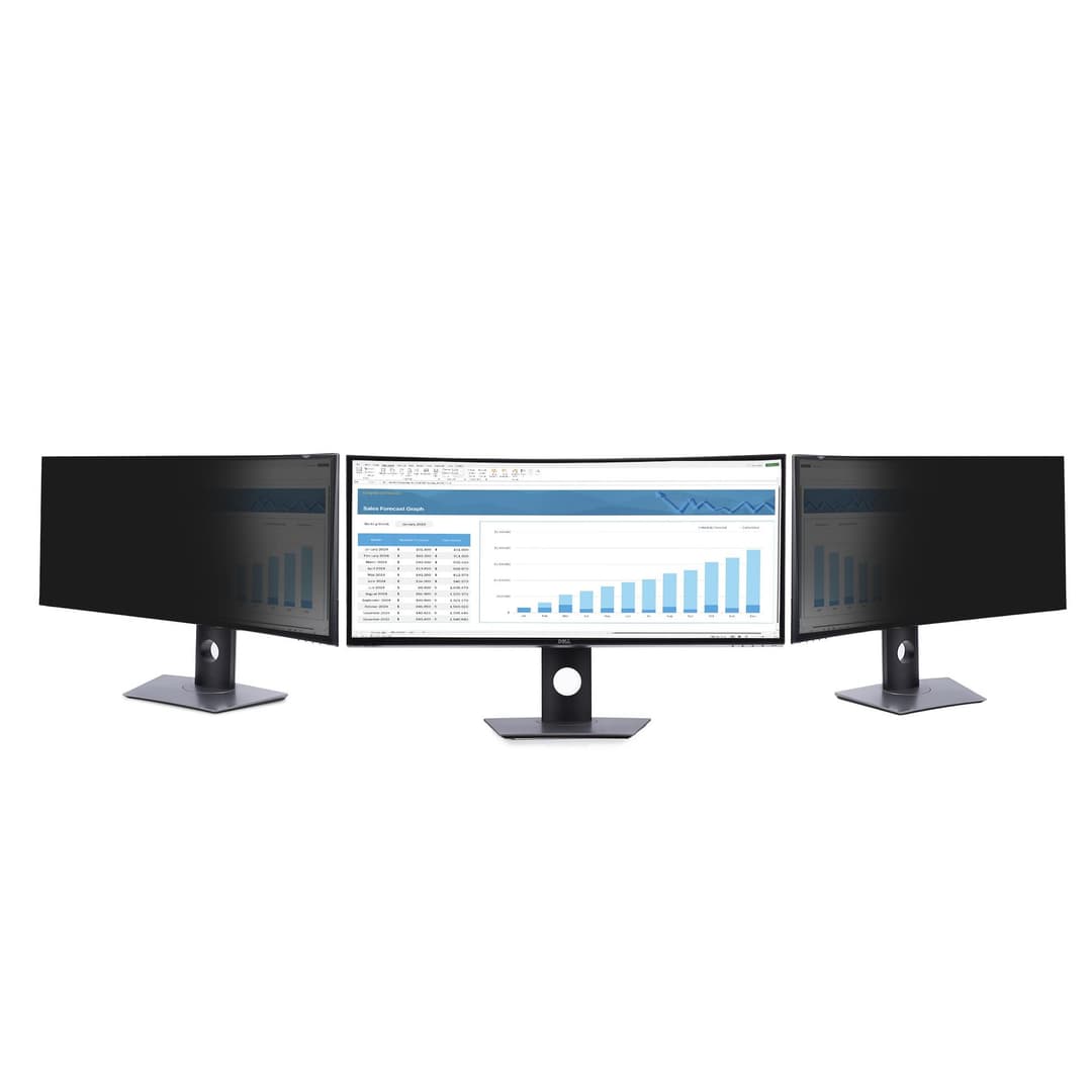 StarTech.com Privacy Screen For Dell P3424WE Curved Ultrawide 21:9 Monitor, Double-Sided Filter Matte/Glossy, Computer Monitor Screen Protector, TAA-Compliant - Image 2