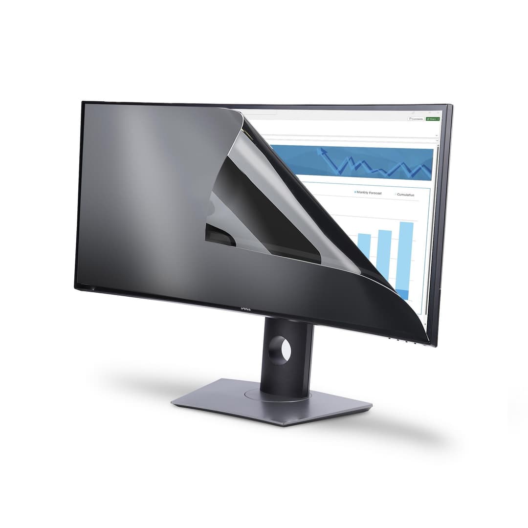 StarTech.com Privacy Screen For Dell P3424WE Curved Ultrawide 21:9 Monitor, Double-Sided Filter Matte/Glossy, Computer Monitor Screen Protector, TAA-Compliant - Image 3