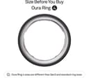 Oura Ring 4 Smart Ring - Stealth, Size 11 thumbnail 3