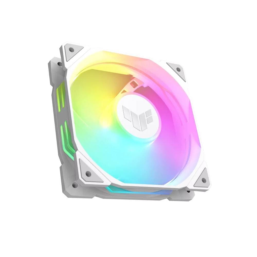 ASUS TUF Gaming TR120 ARGB Reverse 120mm Case Fan - White 1-Pack - Image 3