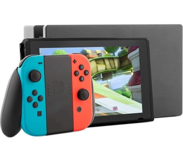 Nintendo Switch Console Neon Red & Blue - Image 6