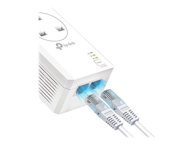 TP-Link TL-PA7027P KIT V1 AV1000 2-Port Gigabit Passthrough Powerline Starter Kit - Image 2