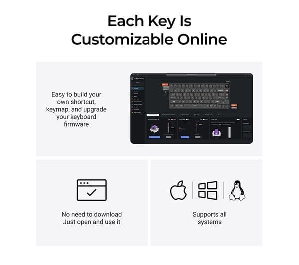 Keychron Q6 HE Full-Size Wireless Mechanical Gaming Keyboard - Carbon Black - Image 6