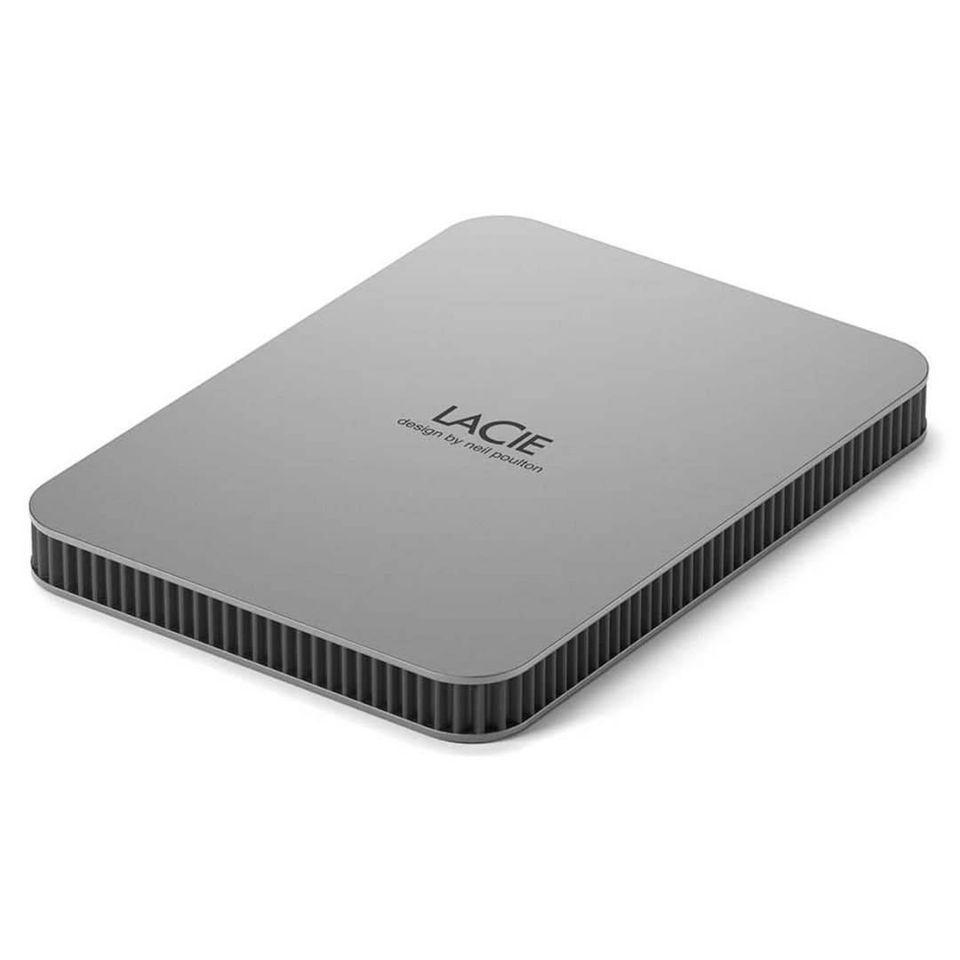 LaCie Mobile Drive Portable External Hard Drive USB-C 1TB - Silver - Image 2