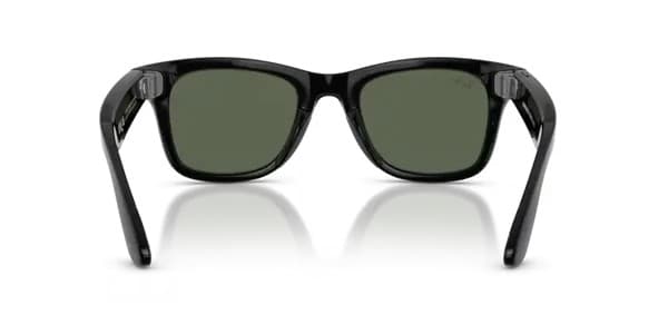 Ray-Ban Meta Wayfarer (Gen 2) Smart Glasses - Shiny Black, Clear to Graphite Green Transitions Lenses - Standard - Image 3