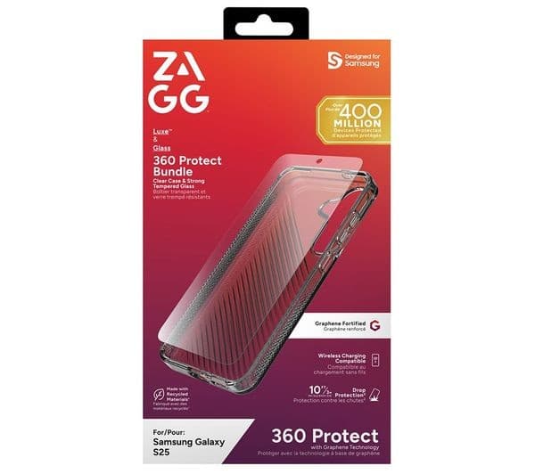 ZAGG Galaxy S25 Luxe Case Screen Protector Bundle - Image 1
