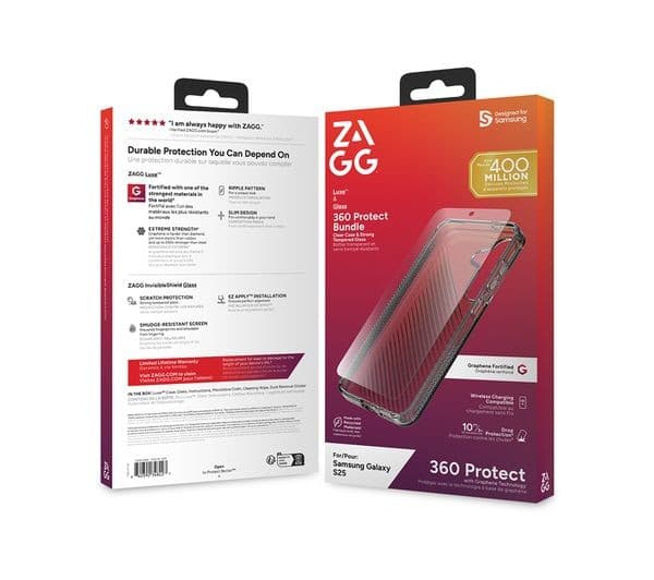 ZAGG Galaxy S25 Luxe Case Screen Protector Bundle - Image 2