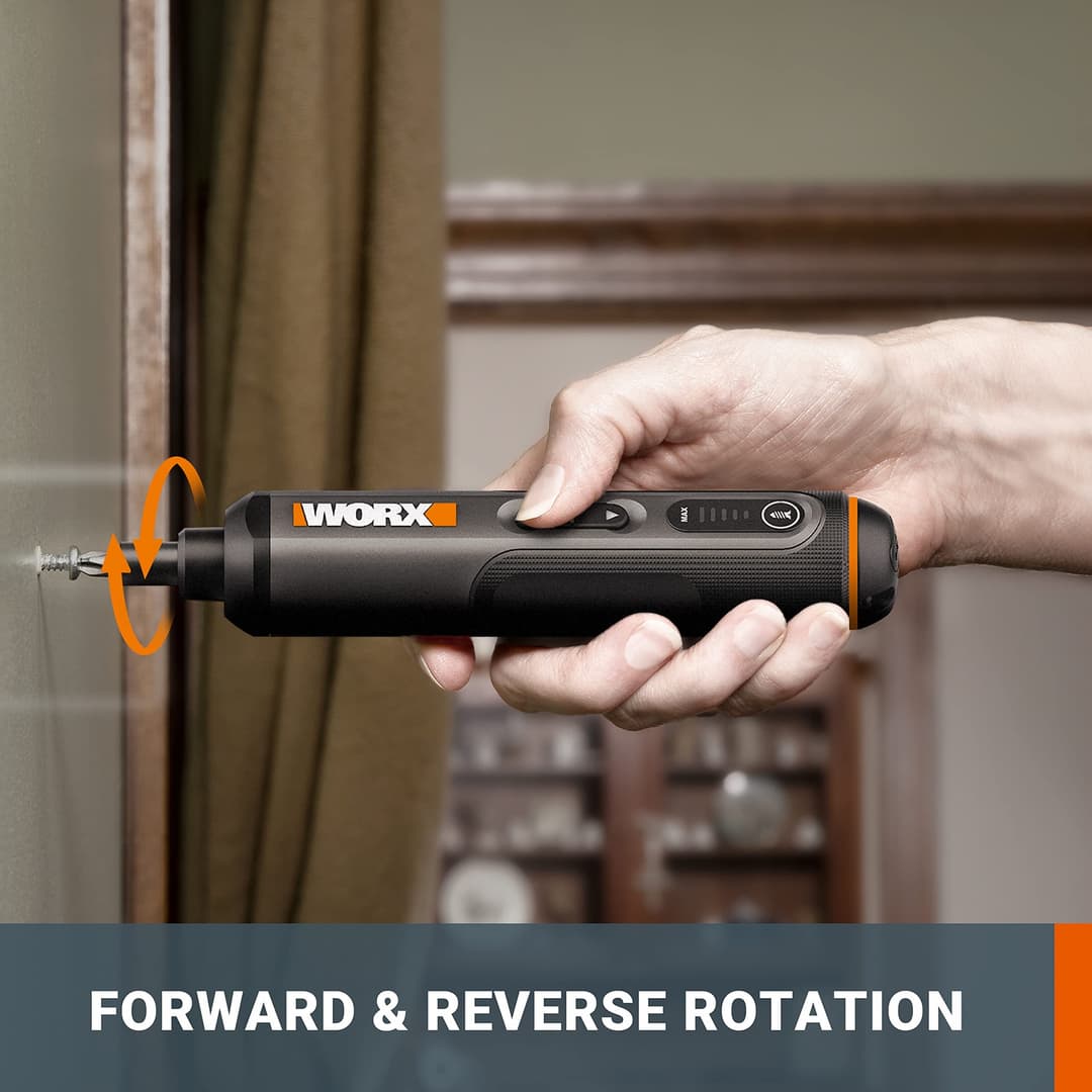 WORX WX240 Cordless Mini Screwdriver - Black - Image 5