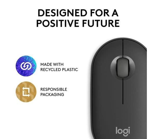 Logitech Pebble 2 M350S Wireless Optical Mouse Graphite - Image 10